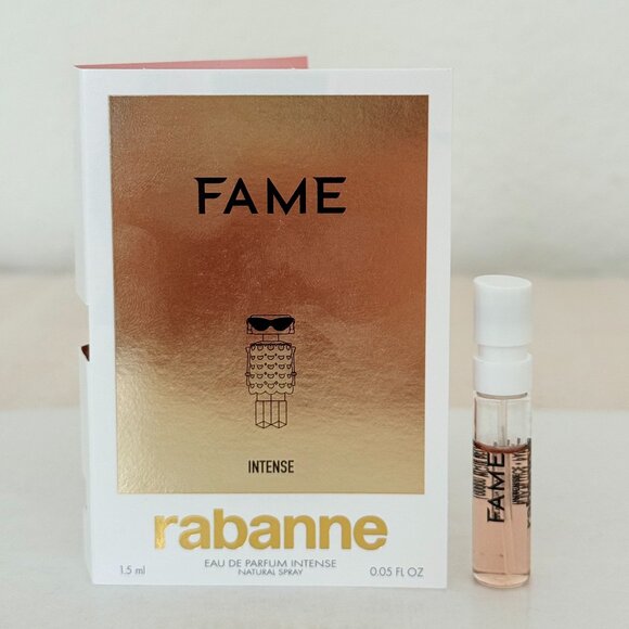 🌷New🌷 Rabanne Fame Intense Eau de Parfum Natural Spray 0.05 FL OZ, 1.5 mL - Picture 4 of 7